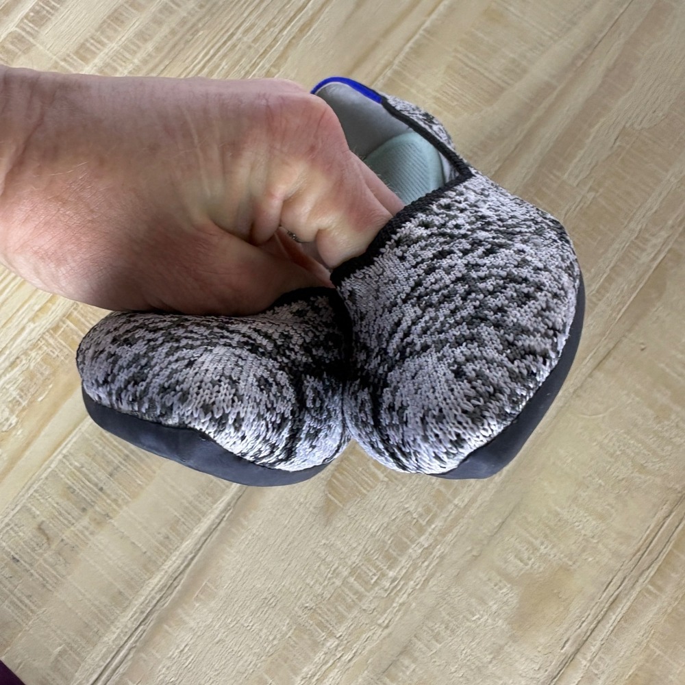 Rothys The Point Grey Python Snake Print Pointed … - image 7